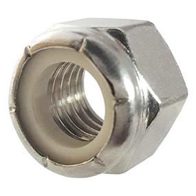 img 1 attached to 🔒 High Quantity Pack of #8-32 Stainless Steel Nylon Insert Hex Lock Nuts (SNG856)