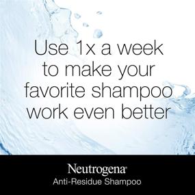 img 2 attached to 💆 Neutrogena Anti-Residue Clarifying Shampoo: Gentle and Non-Irritating Hair Build-Up Remover, 6 Fl Ounce