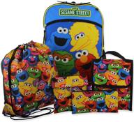 🎒 sesame street girls backpack school essentials: chic and practical bags for little learners! логотип