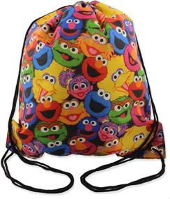 img 1 attached to 🎒 Sesame Street Girls Backpack School Essentials: Chic and Practical Bags for Little Learners!