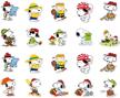 peanuts stickers waterproof durable skateboard logo