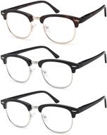 unisex gamma ray reading glasses bundle - 3 pairs of classic readers for men and women: optimize your search logo