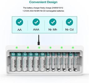 img 3 attached to Dlyfull High Speed Charging Rechargeable Batteries