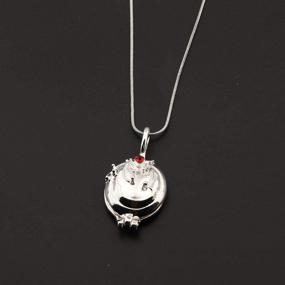 img 1 attached to CENWA Vampire Girl Vervain Charm Necklace: The Perfect Halloween Jewelry for Vampire Fans