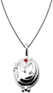 cenwa vampire girl vervain charm necklace: the perfect halloween jewelry for vampire fans logo