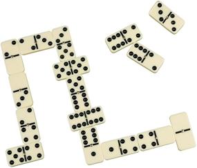img 1 attached to 🎉 Unleash Fun with the Dominoes Doublefan Classical Dominos Spinner!