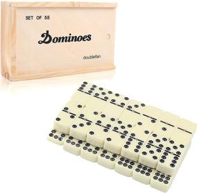 img 4 attached to 🎉 Unleash Fun with the Dominoes Doublefan Classical Dominos Spinner!