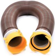 camco 39623 revolution 10' sewer hose extension - heavy duty design with pre-attached swivel lug and bayonet fittings: easy to use, compresses for simple storage logo