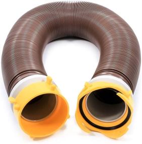 img 2 attached to Camco 39623 Revolution 10' Sewer Hose Extension - Heavy Duty Design with Pre-Attached Swivel Lug and Bayonet Fittings: Easy to Use, Compresses for Simple Storage