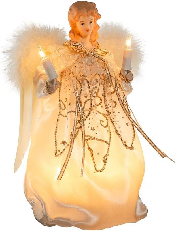 kurt adler 10 light 9 inch treetop seasonal decor 로고