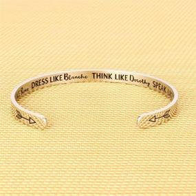 img 2 attached to Personalized Bracelets for Women and Girls – Funny Inspirational Mantra Jewelry Gifts, Perfect for Best Friend, Mom, Daughter, Son, Sister, Niece – Birthday, Mother's Day Present in an Elegant Gift Box