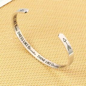img 1 attached to Personalized Bracelets for Women and Girls – Funny Inspirational Mantra Jewelry Gifts, Perfect for Best Friend, Mom, Daughter, Son, Sister, Niece – Birthday, Mother's Day Present in an Elegant Gift Box
