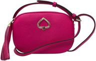 kate spade kourtney leather camera crossbody handbag purse, style # wkru6817 logo