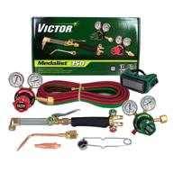 🔪 victor technologies 0384-2691 medalist 350 system: heavy duty cutting system with acetylene gas service and g350-15-300 fuel gas regulator logo