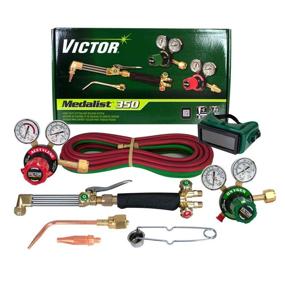 img 1 attached to 🔪 Victor Technologies 0384-2691 Medalist 350 System: Heavy Duty Cutting System with Acetylene Gas Service and G350-15-300 Fuel Gas Regulator