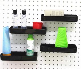 img 2 attached to Pack Black Pegboard Bins Accessories