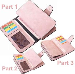 img 2 attached to Trifold Wallet Holder Leather Handbag