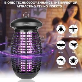 img 2 attached to Kilgone Bug Zapper Indoor: Long-lasting Electronic Mosquito Trap for Home Insect Control