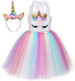 img 4 attached to Tutu Dreams Princess Birthday Halloween Costume - Perfect for Magical Celebrations!