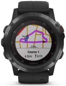 img 3 attached to Garmin fēnix 5X Plus: Мультиспортивные часы с GPS, цветными топографическими картами, пульсоксиметром, музыкой и платежной функцией - черные (восстановленные)