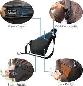 img 1 attached to NIID FINO Crossbody Anti Theft Travel Outdoor