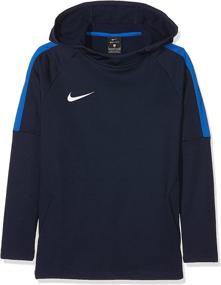img 4 attached to 👕 Куртка с капюшоном NIKE Academy для мальчиков: Великолепная активная толстовка в мужской одежде для мальчиков.