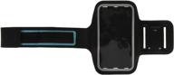 🏃 smartomni black sport armband for iphone 6 plus/6s plus and 5.5" devices - adjustable length, key and card slot - ideal for biking, running, and fitness activities logo