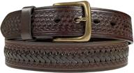 🐄 vintage cowhide leather women's accessories and belts: exquisite antique braided collection logo