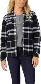 img 4 attached to Dickies Quilted Flannel Heather Buffalo Outdoor Recreation and Outdoor Clothing