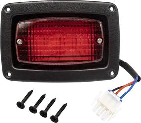img 1 attached to 🚦 Enhanced Drive-up LED Tail Light Kit for Club Car DS, featuring (2) LED 3 Wire Taillights, specially designed to fit Golf Cart 1017035 models manufactured from 1982 to present