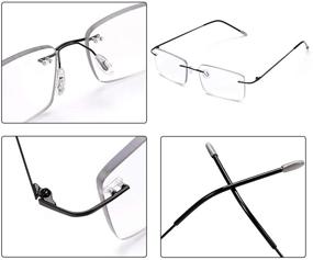 img 3 attached to 🌞 Highly Effective UV Protection Photochromic Progressive Multifocal Computer Reading Glasses with Anti-Glare Sun Readers