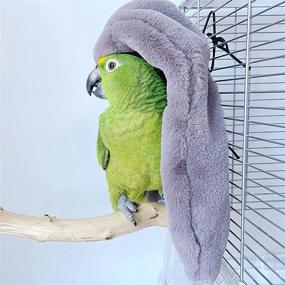 img 1 attached to KOXHOX Comfort Blanket Parakeet Cockatiel