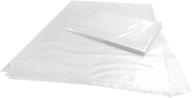 🍞 wowfit 100 ct 16x20 inches 1 mil clear plastic flat open poly bags - perfect for proving bread, dough, storage, packaging, and more (16 x 20 inches) logo