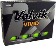 🏌️ volvik vivid golf balls, previous generation (1 dozen) logo