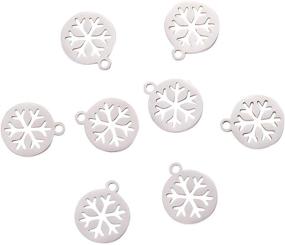 img 4 attached to LiQunSweet Stainless Snowflake Christmas Accessories