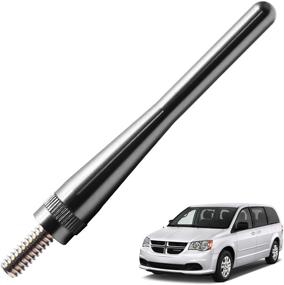 img 4 attached to JAPower Replacement Antenna: Dodge Grand Caravan 2008-2018 Compatible, 3.2 inches-Titanium