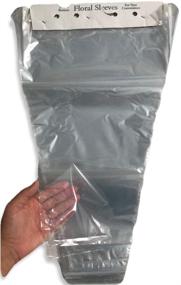 img 1 attached to Bouquet Unprinted Cellophane Plastic 17 5X25X4 5