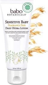 img 4 attached to 👶 Babo Botanicals Fragrance-Free Sensitive Baby Daily Hydra Lotion – Chamomile, Calendula, Shea Butter, 8 Fl Oz