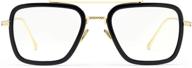 🕶️ stylish liansan square sunglasses aviator goggle: protect your eyes in style logo