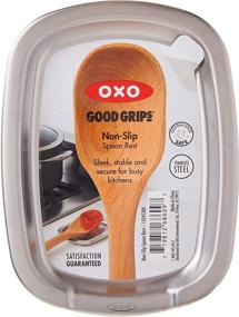 img 1 attached to 🥄 Premium Quality OXO Grips Spoon: Stainless Steel for Easy and Comfortable Cooking Experience