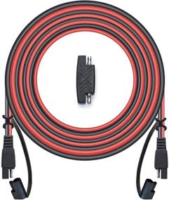 img 4 attached to 🔌 POWISER 25ft SAE to SAE Extension Cable: Efficient Quick Disconnect Connector for Automotive and Solar Panel with 16AWG Wire Gauge
