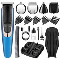 hocosy 13 in 1 hair clippers beard trimmer kit for men - professional cordless waterproof rechargeable hair cutting kit, compact hair grooming kit for men, women & children logo