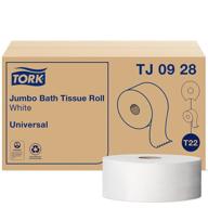 tork jumbo toilet paper roll white t22 universal 2-ply - 12 x 750' (tj0928): high-quality bathroom essential logo