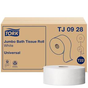 img 4 attached to Tork Jumbo Toilet Paper Roll White T22 Universal 2-Ply - 12 x 750' (TJ0928): High-Quality Bathroom Essential