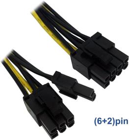 img 3 attached to COMeap 3-Pack 8-Pin (6+2) PCIe к двойному адаптеру питания Molex, 9-дюймовый (23 см)