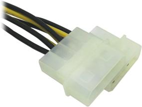 img 2 attached to COMeap 3-Pack 8-Pin (6+2) PCIe к двойному адаптеру питания Molex, 9-дюймовый (23 см)