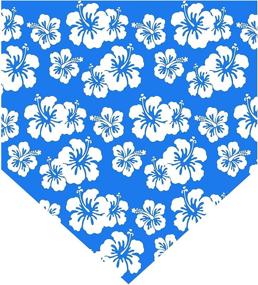 img 4 attached to 🌺 Hawaiian Floral Pet Bandana - SAE99: Ideal for Small to Large Breed Dogs and Cats