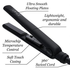 img 3 attached to 💇 L'ange Hair Aplatir Flat Iron - Black: Professional Styling Tool for Sleek and Smooth Hair