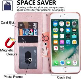 img 2 attached to IPhone 7 Plus Wallet Case For Women Cell Phones & Accessories for Cases, Holsters & Clips