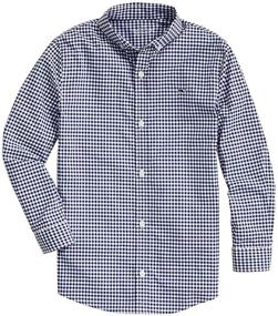 img 4 attached to 👕 Arawak Gingham Performance Boys' Clothing by Vineyard Vines